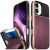 vCommute iPhone 17 Wallet Case - Red