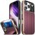 vCommute iPhone 17 Pro Wallet Case - Red